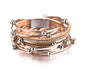 Fesciory Leather Wrap Bracelets for Women, Boho Western Layered Jewelry | Layered leather cuff bracelets, Easy on and off, Boho western style, Daily wear, Gift for women