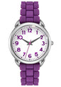 Bisley 35MM Watches for Women Big Face Easy Reader Silicone Strap Water Proof