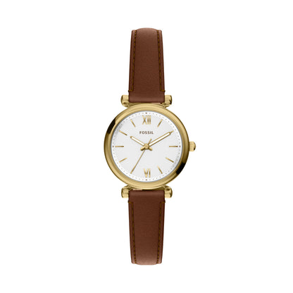 Fossil Women's Watch and Bracelet Set, Carlie Three-Hand Stainless Steel Watch for Women and Bracelet Set