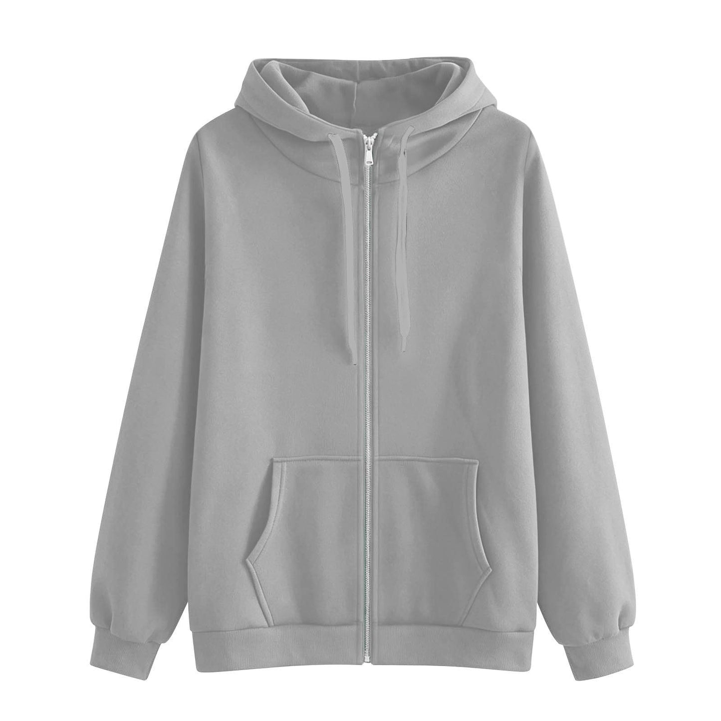 2026 Zip Up Hoodies for Women Fall Winter Casual Sweatshirts Zipper Oversized Lightweight Cute Jackets with Pockets