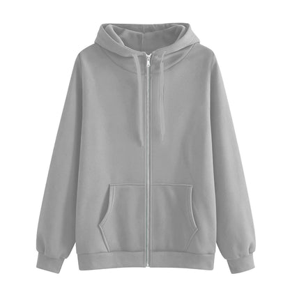 2026 Zip Up Hoodies for Women Fall Winter Casual Sweatshirts Zipper Oversized Lightweight Cute Jackets with Pockets