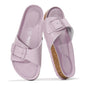 Project Cloud 100% Genuine Leather Sandals Women Dressy Beach Essentials Slides for Women Footwear - Lightweight with Memory Foam Insole Sandals for Women 2026 - Womens Slides