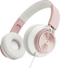 ARTIX Pack of 60 Wired Kids Headphones for School (Lavender), Microphone & Volume Control - Bulk Classroom Headphones with Mic, Teens Corded Head Phones for Laptop, Chromebook, Tablet 3.5mm Aux Cord