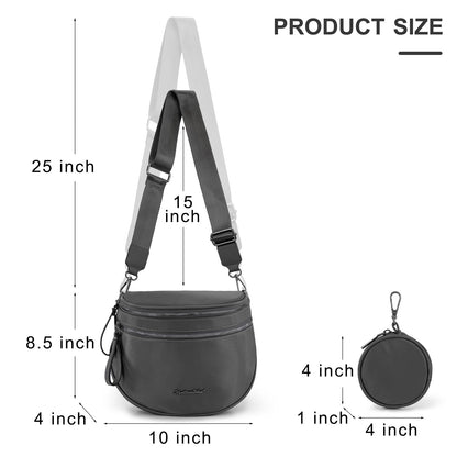 Montana West Bum Bag Nylon Crossbody Bags Mom Purse with with Coin Purse