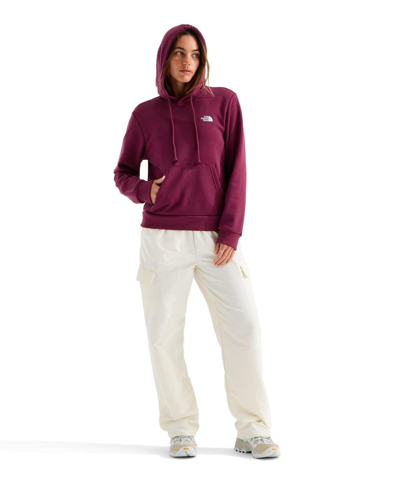 THE NORTH FACE Women's Evolution Simple Dome Hoodie | 2 Piece Hood With Adjustable Drawcord, Kangaroo Pocket