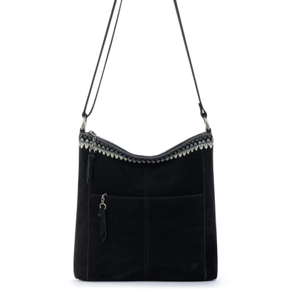 The Sak Lucia Leather Crossbody Purse - Premium Leather Women's Handbag for Everyday & Travel - Cross Body Bag With Zipper