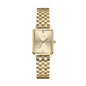 Roberto Marino RM1982 Women’s Luxury Watch Rectangular Gold – Japanese Quartz Movement, Vintage Stainless Steel Design, Silver Dial, Elegant Dress Timepiece, 3ATM Water Resistant – Reloj para Mujer