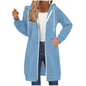Long Hoodies for Women Zip Up Hooded Sweatshirt Jackets Lightweight Loose Comfort Fleece Fashion Fall Winter Clothes