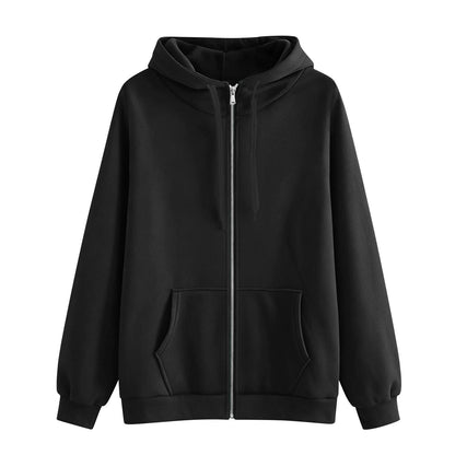 2026 Zip Up Hoodies for Women Fall Winter Casual Sweatshirts Zipper Oversized Lightweight Cute Jackets with Pockets