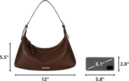 Montana West MEDIUM Shoulder Purses for Women Crescent Hobo Bags Trendy Purses