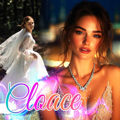 CLOACE Gold Long Choker Necklace Set Punk Cuban Y-Necklaces and Bracelet Fashion Chain Jewelry Accessories for Women