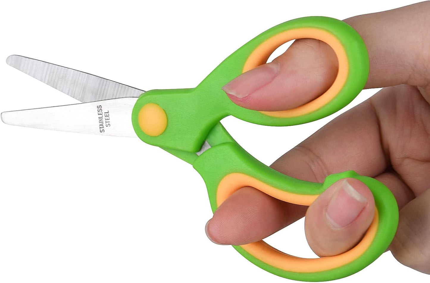 ELECKEY Scissors for School Kids Student, Kids Scissors 36 Count Bulk Set Teacher Pack(Rounded-tip, Blunt), 5 Inch | for Classroom, Teacher Pack, Rounded-tip, Blunt