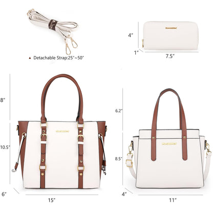 Montana West 3PCS Purses for Women Tote Bag and Wallet Set Shoulder Satchel Handbags