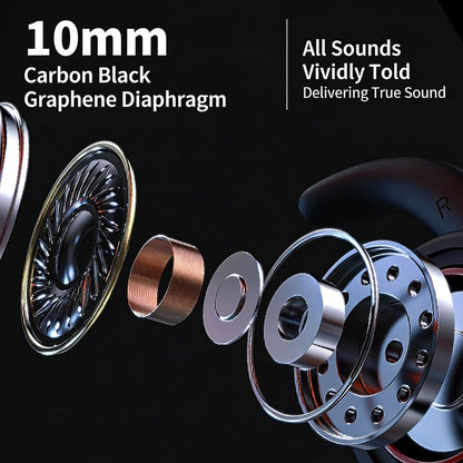 Neckband Bluetooth Headphones, 10mm Graphene Diaphragm Earphones with ENC Noise Cancelling, 100H Playtime 1000mAh Battery, Bendable Silicone Neckband Sports Headset for Workout Running Blue
