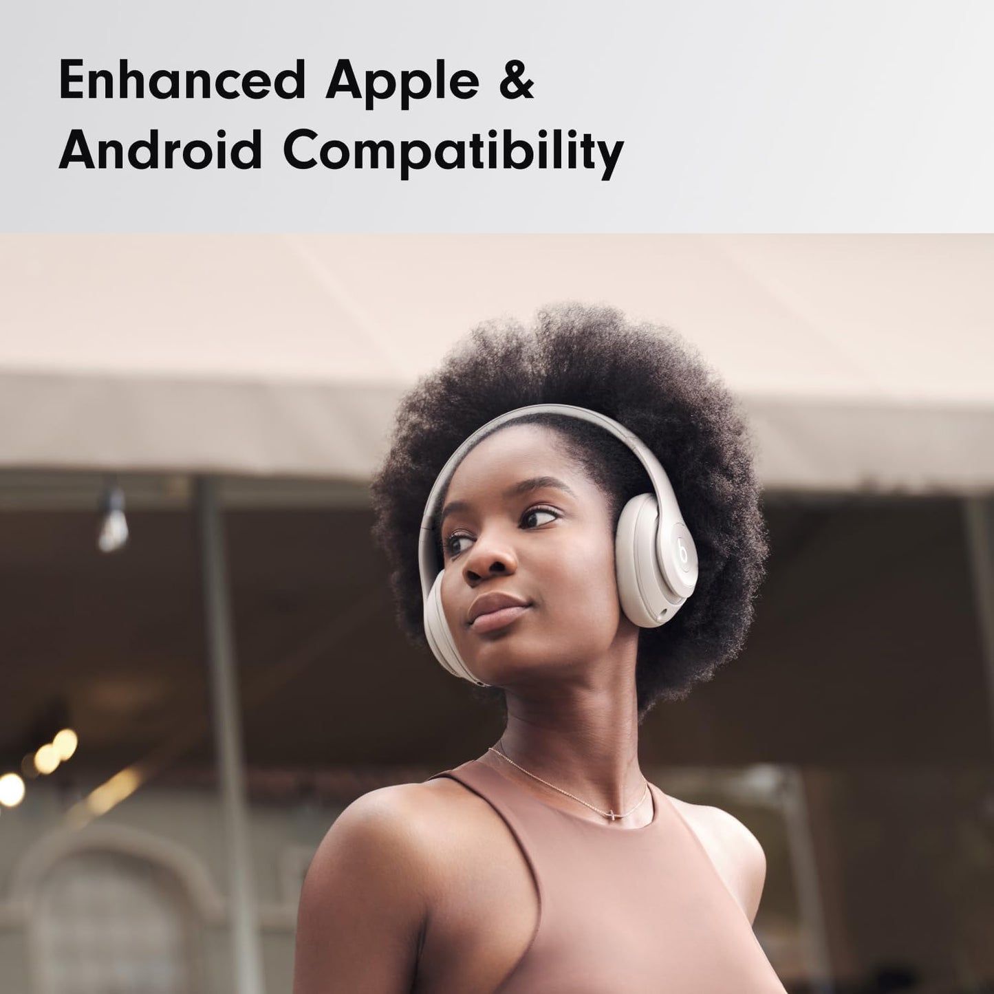 Beats Studio Pro Premium Wireless Over-Ear Headphones- Up to 40-Hour Battery Life, Active Noise Cancelling, Great for Travel & Commuting, Apple & Android Compatible - Exclusive Sand Gray