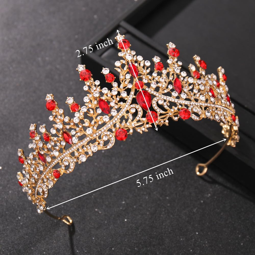TOBATOBA Silver Wedding Crystal Tiaras and Crowns for Women, Bride Royal Queen Headband Princess Quinceanera Headpieces for Birthday Prom Pageant Party