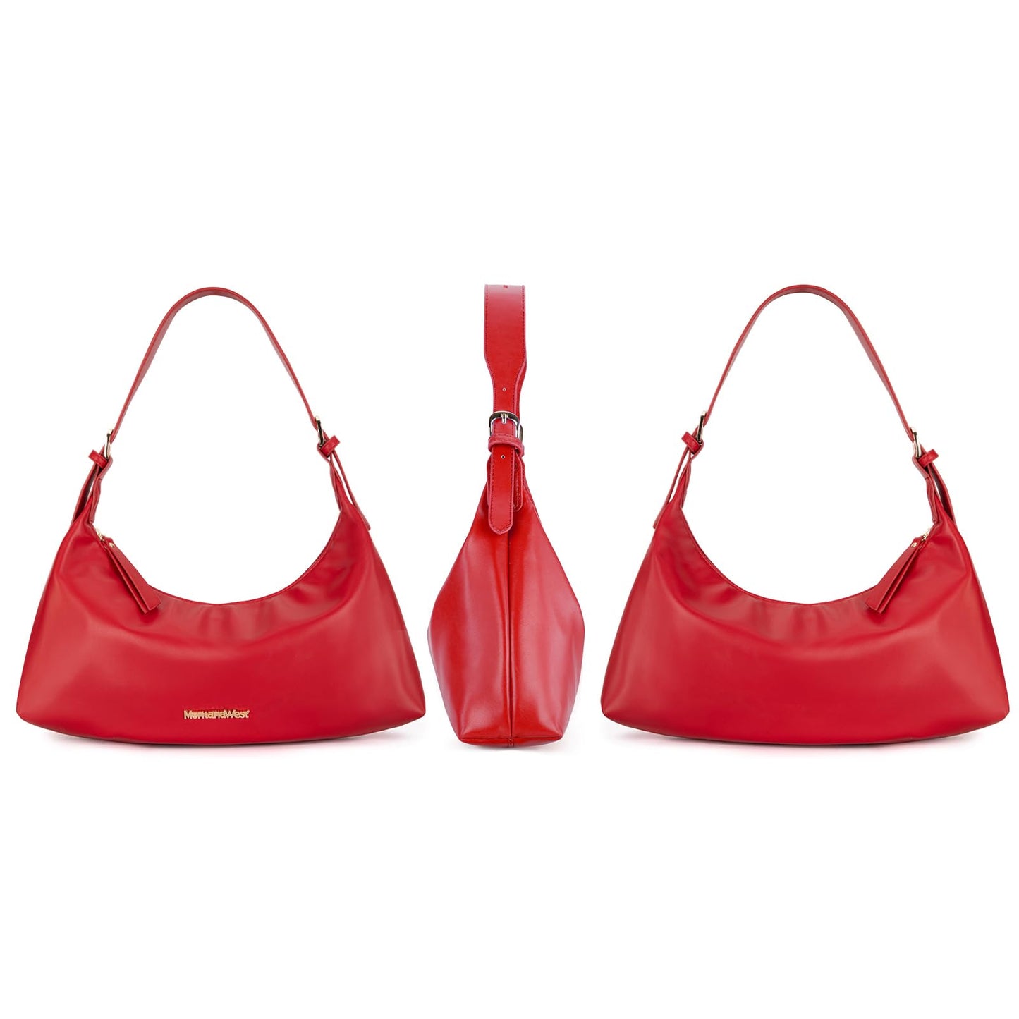 Montana West MEDIUM Shoulder Purses for Women Crescent Hobo Bags Trendy Purses