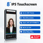8" Multi-Biometric Access Control & Attendance Terminal - Face Fingerprint Palm Vein, WiFi 4G TCP/IP