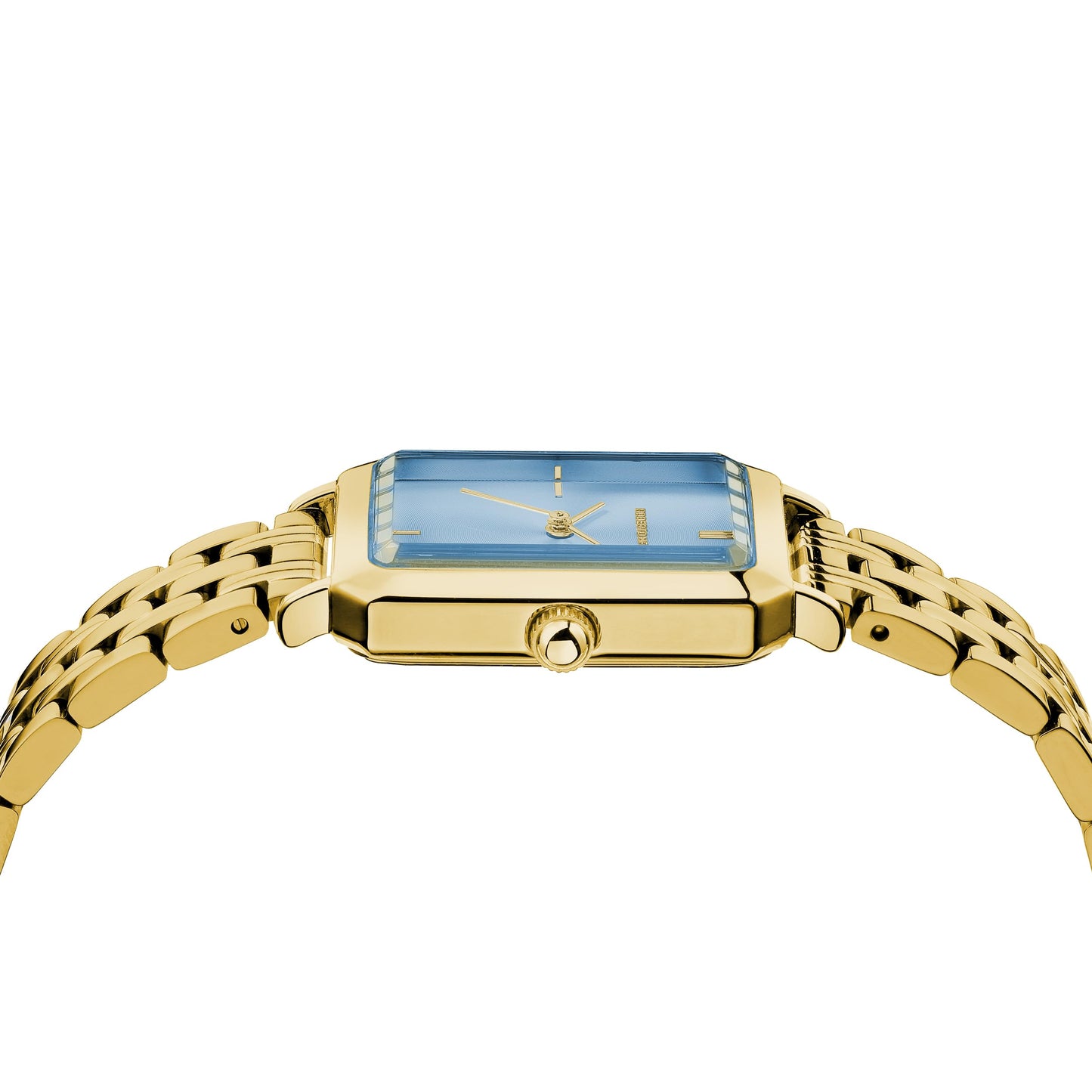 Roberto Marino RM1982 Women’s Luxury Watch Rectangular Gold – Japanese Quartz Movement, Vintage Stainless Steel Design, Silver Dial, Elegant Dress Timepiece, 3ATM Water Resistant – Reloj para Mujer