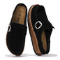 Project Cloud 100% Genuine Leather Moccasin Style Clogs for Women (Carline) | Memory Foam Insole for Comfortability; Non-Slip and Durable Womens Clogs; Lightweight and Water-Resistant Mules for Women