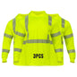 High Visibility Hoodies for Men,Safety Reflective Long Sleeve ANSI Class 3 Hi Vis Construction Work Shirts with Hood