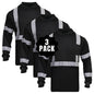High Visibility Hoodies for Men,Safety Reflective Long Sleeve ANSI Class 3 Hi Vis Construction Work Shirts with Hood