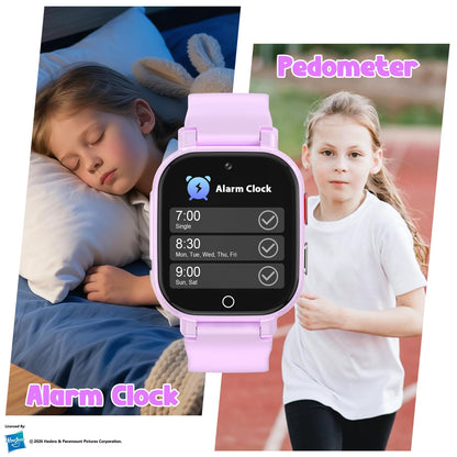 Smart Watch for Kids, 4G Kids Smartwatch with GPS Tracker Calling (Blue) | WIFI/Voice/Video Chat/SOS/SMS-receiving IP68 Waterproof Pedometer Camera Alarm Safe Zone Smartwatch Gift for Boys Girls 4-12