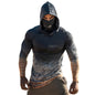 Sun Protection Shirts for Men UPF 100+ Long Sleeve Hoodie with Mask Shirts | Camouflage Outdoor Fishing Tees Cooling Raglan Shirts