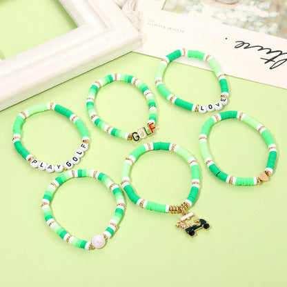 Heishi Bracelets for Women Clay Beaded Stretch Bracelets Stackable Friendship Bracelet Set Summer Beach Accessories Outfits Jewelry Gifts