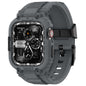 amBand Bands Compatible with Apple Watch 9/8/7 45mm, M1 Sport Series Rugged Case Protective Cover for iWatch 6/SE (3/2/1)/5/4/3 44mm Men Green