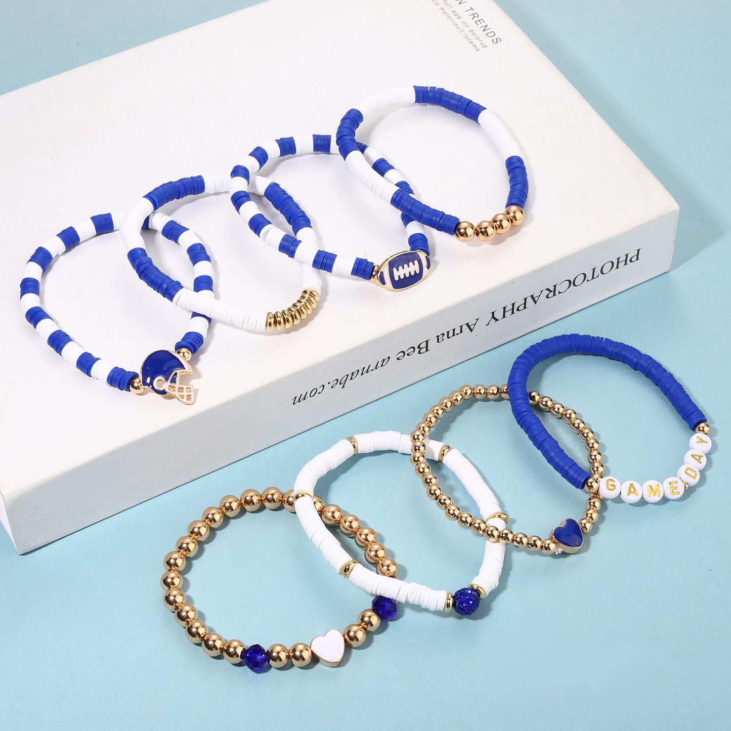 Heishi Bracelets for Women Clay Beaded Stretch Bracelets Stackable Friendship Bracelet Set Summer Beach Accessories Outfits Jewelry Gifts
