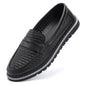 Women's Penny Loafers Leather Dress Shoes Comfortable Non-Slip Flats Soft Slip-on Walking Shoes Driving for Women