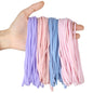 KJAHLAL Large Heavy Duty Rubber Bands - 120 Pcs, 7x1/8 Inches, Assorted Colors, Office & Home Use