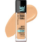 Maybelline Fit Me Matte + Poreless Liquid Oil-Free Foundation Makeup, Mocha, 1 Count (Packaging May Vary)