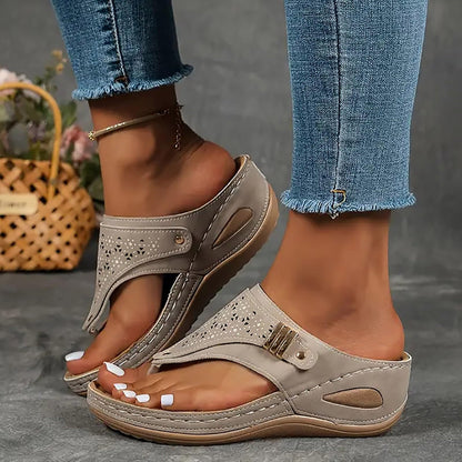 Orthopedic Sandals for Women 2026 Arch Support Flip Flops Dressy Casual Summer Beach Vacation Sandals