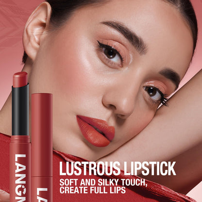 12Pcs Velvet Matte Lipstick Set, Nude to Dark Shades, Long-Lasting,Color A | Highly pigmented matte color, smooth creamy glide, waterproof wear, nude-to-dark tones, ideal for daily makeup or gifting