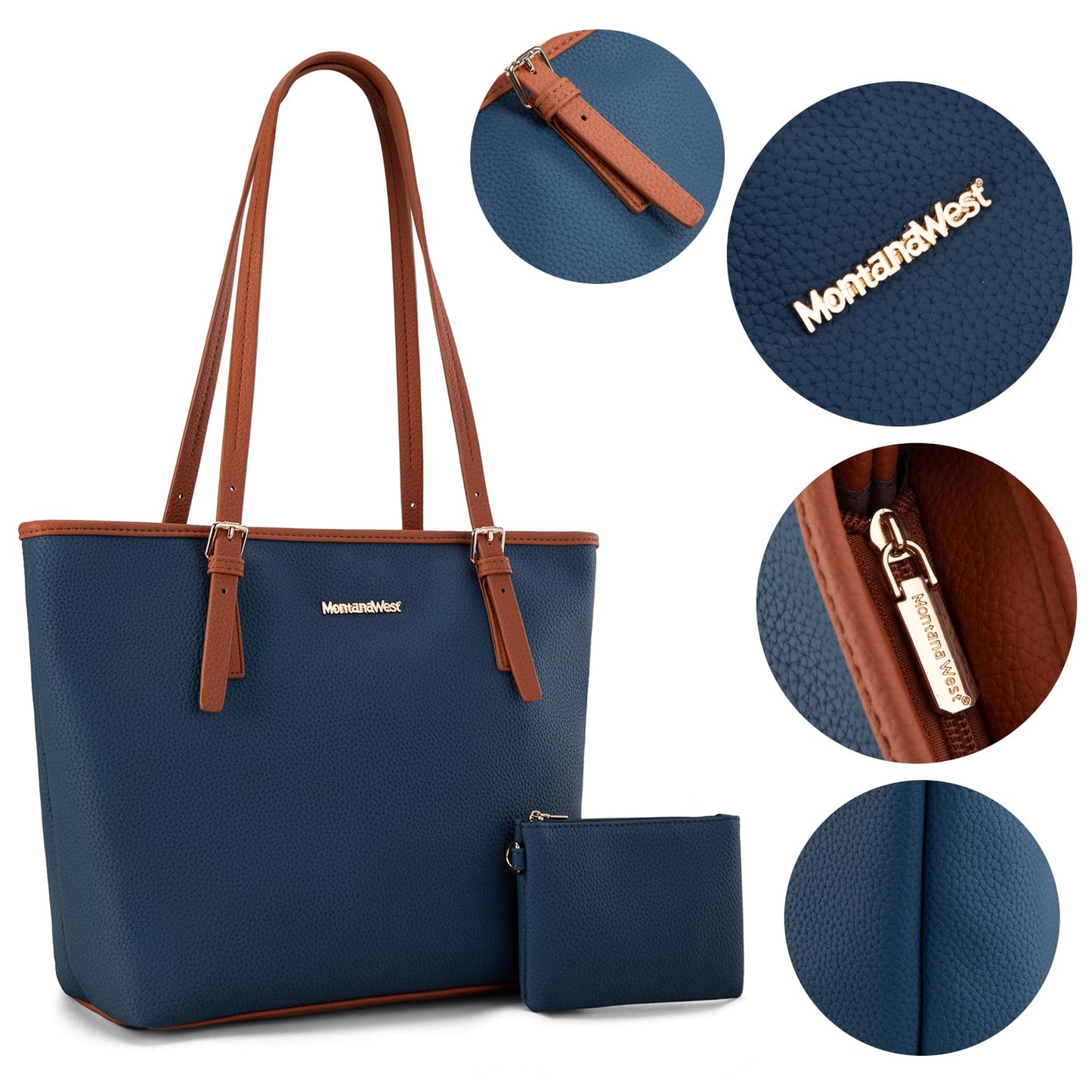 Montana West City Tote Bags Purses and Handbags for Women Causal Bag