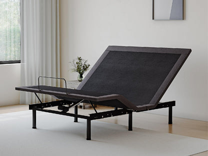 Dyonery Twin XL Adjustable Bed Base Frame with Wireless Remote + 12 Inch Twin XL Gel Memory Foam Mattress Bed in a Box, Head and Foot Incline, Zero Gravity, Fiberglass Free, 80" × 38"