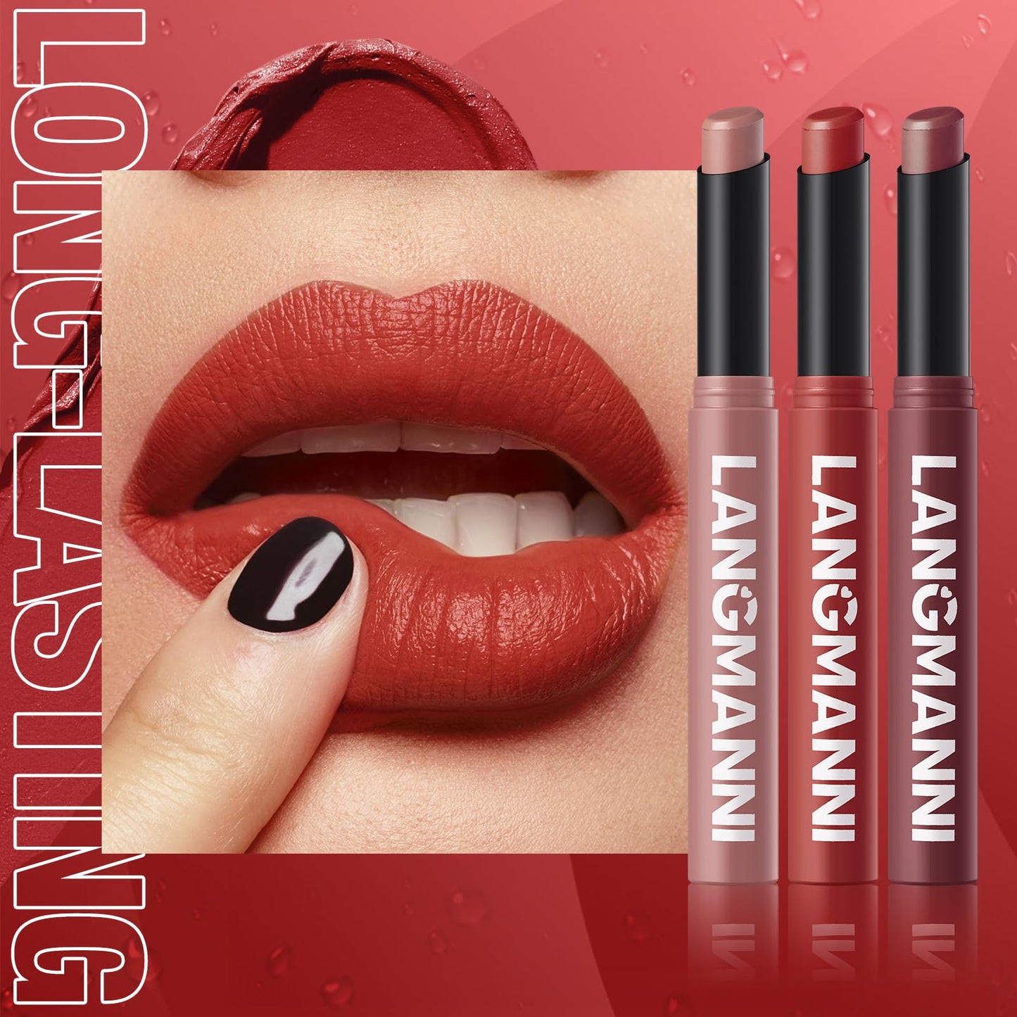12Pcs Velvet Matte Lipstick Set, Nude to Dark Shades, Long-Lasting,Color A | Highly pigmented matte color, smooth creamy glide, waterproof wear, nude-to-dark tones, ideal for daily makeup or gifting