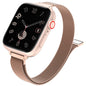 MARGE PLUS Slim Milanese Loop Compatible with Apple Watch Band for women 41mm 40mm 38mm 42mm 46mm 45mm 44mm, Stainless Steel Magnetic Mesh Strap work on iWatch Series 11 10 9 8 7 6 5 4 3 & SE 3 2 1