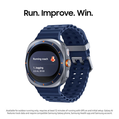 Samsung Galaxy Watch Ultra (2025), Titanium Gray, 47mm, LTE Smartwatch | Titanium Casing, Advanced Sleep Coaching, Running Coach, Energy Score, Heart Rate Tracking, GPS, [US Version, 2 Yr Warranty]