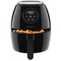 Chefman Air Fryer – 4-in-1 Slim 3.5 QT Airfryer, Air Fry, Bake, Dehydrate, Frozen, 450°F Max Temp for Extra Crispy Results in Minutes, Nonstick Ceramic Coating, Dishwasher-Safe Accessories - Black