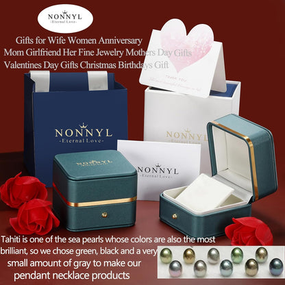 NONNYL Gifts for Women Wife Pearl-Necklace-Gift for Wife Wedding Birthday Anniversary Jewelry-Mom Girlfriend Her Mothers Day Gifts for Mom Women Valentines Day Christmas Day Gifts