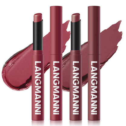 12Pcs Velvet Matte Lipstick Set, Nude to Dark Shades, Long-Lasting,Color A | Highly pigmented matte color, smooth creamy glide, waterproof wear, nude-to-dark tones, ideal for daily makeup or gifting