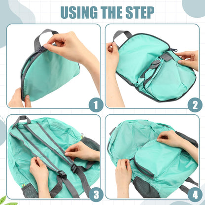 Jexine 10 Pcs Backpacks in Bulk 16.5 Inches Back Pack Basic Backpack for Adult Lightweight Outdoor Travel Book Bags(Sunny Pastel)