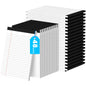 12 Pack Notepads 5x8, Small Legal Pads Narrow College Ruled, 30 Sheets/Pack, Perforated Notebook - White Note Pads for School, Memo, Note Taking, Teacher & Office Supplies, Writing Pads of Paper