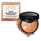 LAURA GELLER NEW YORK Baked Balance-n-Glow Illuminating Powder Foundation – Toffee – Handmade in Italy – Pearl-Infused Satin Finish – Vitamin C Brightening – Buildable Sheer Coverage – For Mature Skin