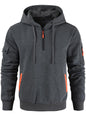 Leidowei Men's Hoodies Casual Pullover Hooded Sweatshirt Long Sleeve Quarter Zip Hoody Tops With Kangaroo Pocket