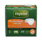 Depend Adult Diapers with Tabs, Incontinence Protection with Tabs, Unisex, Large (35–49" Waist, over 170 lbs), Maximum Absorbency, 48 Count (3 Packs of 16)