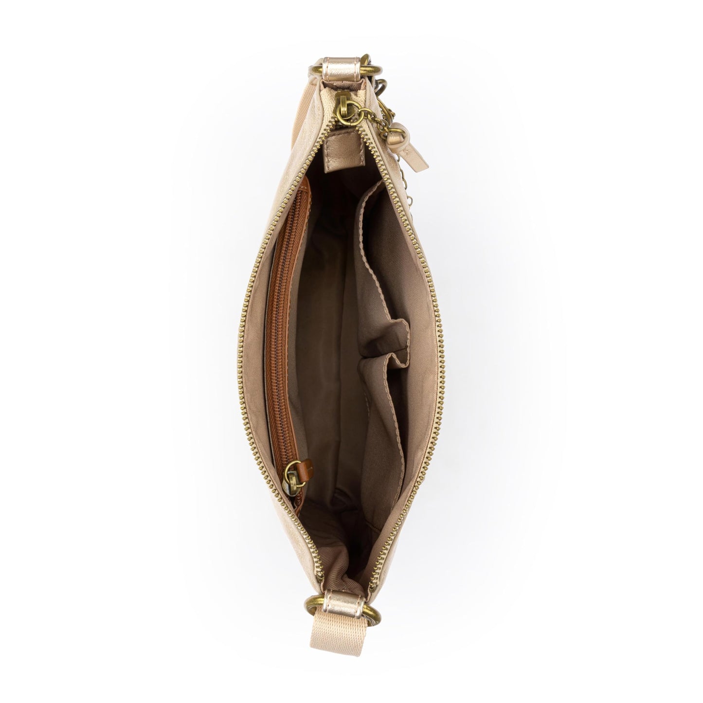 The Sak Lucia Leather Crossbody Purse - Premium Leather Women's Handbag for Everyday & Travel - Cross Body Bag With Zipper